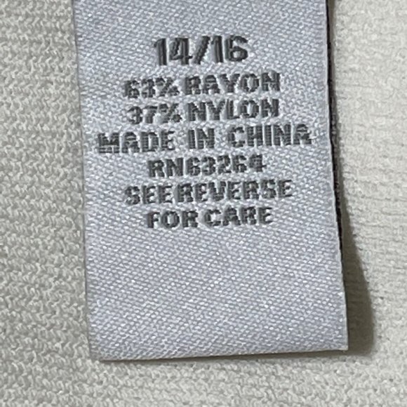 Dressbarn size 14/16 ivory v neck embroidered beaded pearls long sleeve sweater - Picture 6 of 8